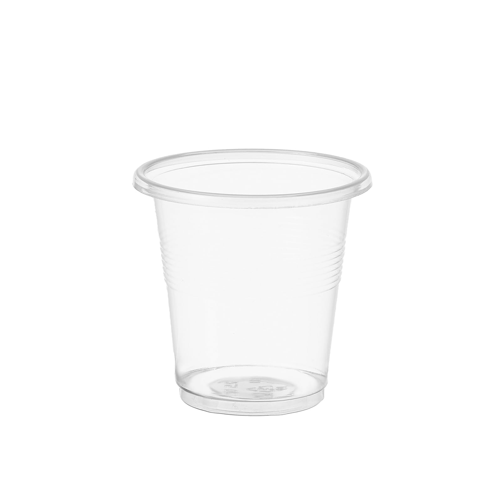 Jaluxing 500 Pack 3.5 OZ Clear Plastic Cups, Small Disposable Mouthwash 3.5 Ounce Bathroom Cups (Formerly FULING)