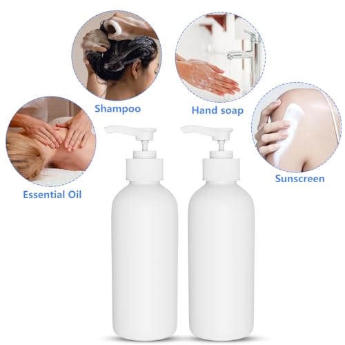 DTDNZKN 2 Pack 10 Oz Pump Bottles Dispenser for Soap and Lotion