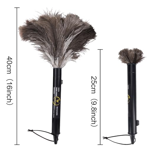 Aldwin 16-Inch Retractable Ostrich Feather Duster - 1 Pack