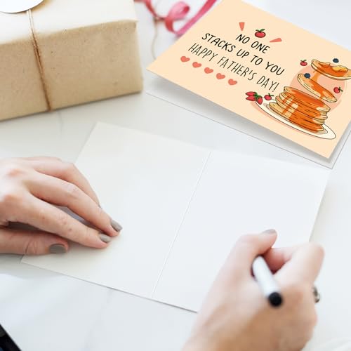Funny Pancake Father's Day Card - No One Stacks Up to You