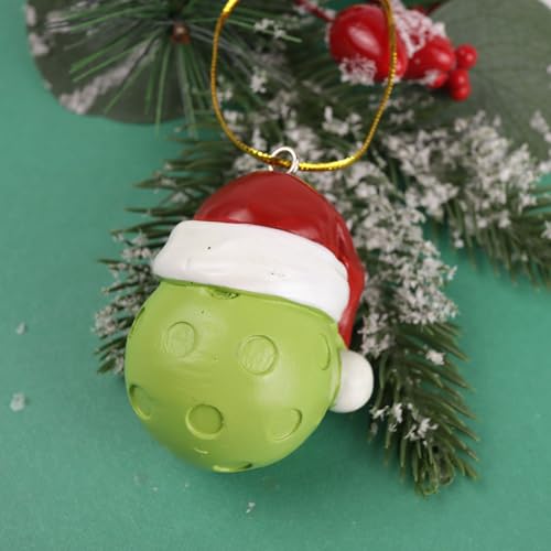 Pickleball Christmas Ornament - Festive 2.5 Inch Holiday Decor
