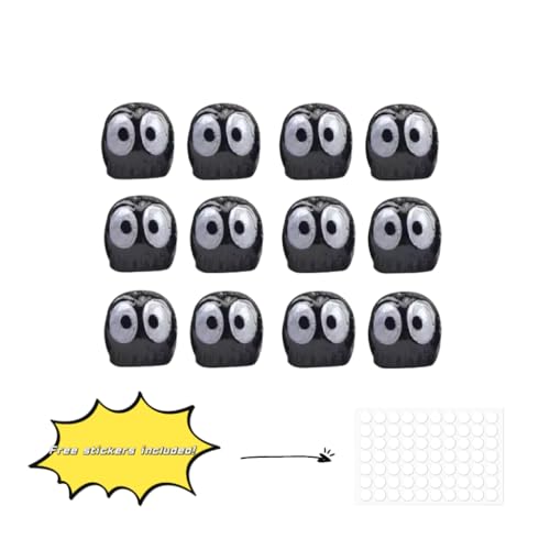 36 Pcs Cute Soot Sprites Mini Ghost Figurines for Halloween Decor