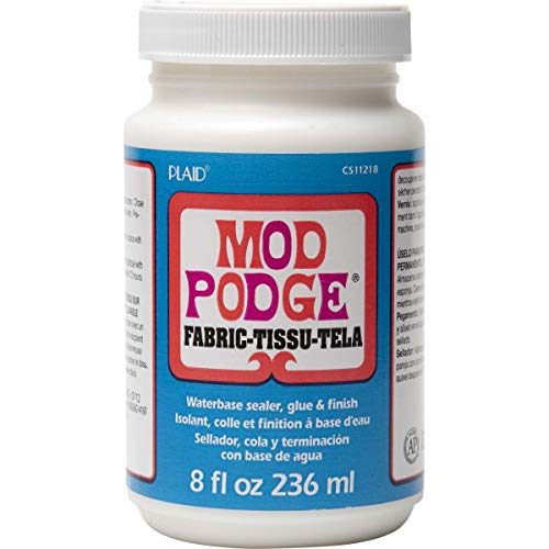 Mod Podge Fabric - 8 oz Transparent Decoupage Glue for Crafts