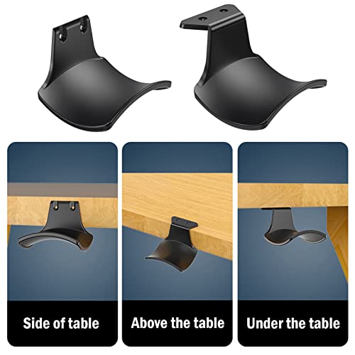 2-Pack Headphone Wall Mount Hook Hanger for All Headsets