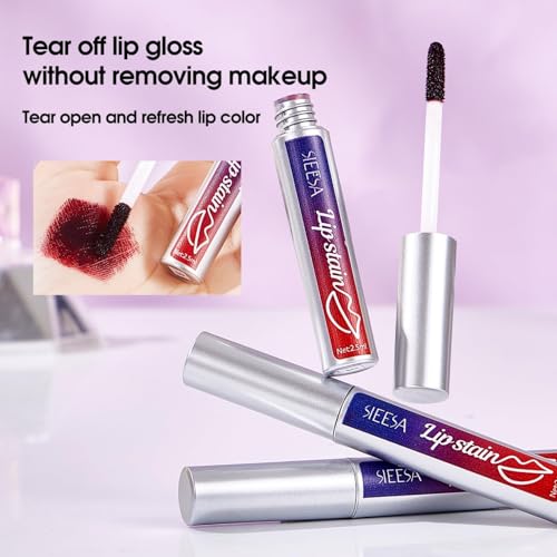 Sunohyesla Peel Off Lip Stain - Long Lasting Matte Nude Pink Lip Tattoo