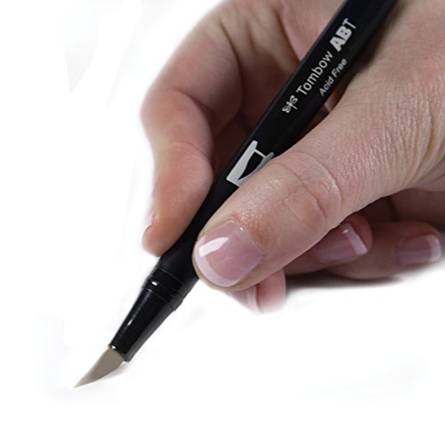 Tombow Dual Brush Pen Art Marker - Warm Gray 2, 1-Pack