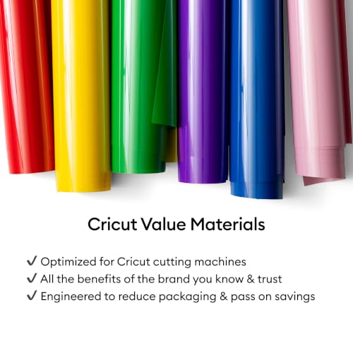 Cricut Value Iron-On Vinyl, Green Matte Finish (12in x 5ft Roll)