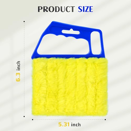 EVEPRUS Blind Cleaner Duster Tool - 2PCS Washable Microfiber for Vents & Blinds