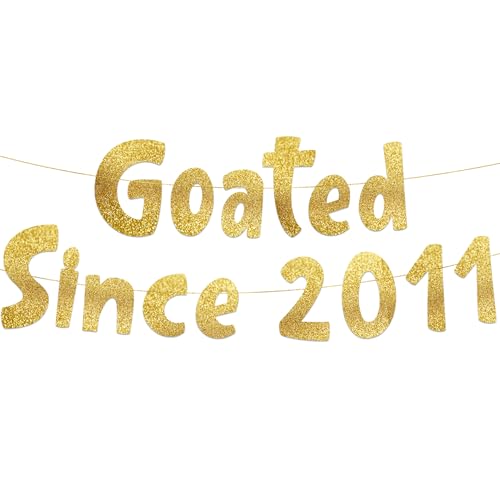 Gold Glitter 15th Birthday Banner - Pre-Strung Party Decoration