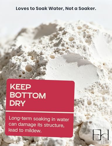Natural Diatomite Soap Tray - Fast Drying Stone Dish for Sink