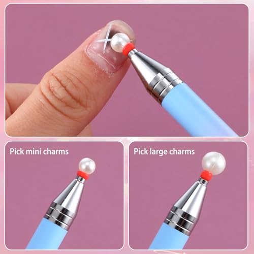 Sibba Rhinestone Picker Pen with 2 Wax Refills for Diamond Art & Nail Gems