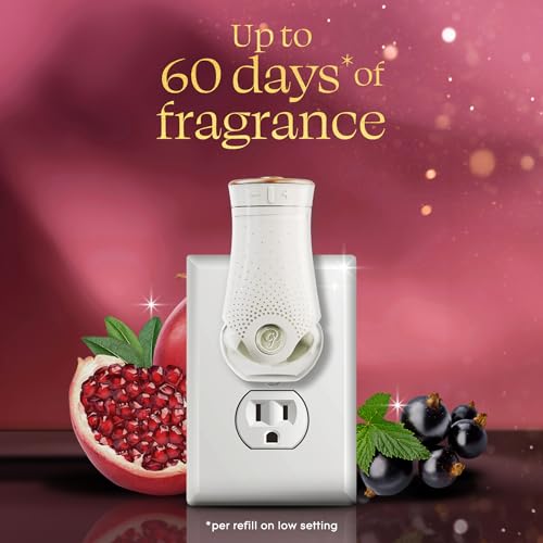 Glade PlugIns Refills Air Freshener, Pomegranate & Currant, 0.67 Fl Oz (Pack of 2)