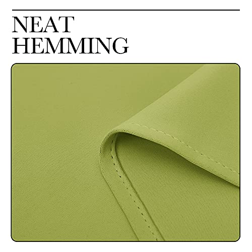 NICETOWN Blackout Curtains - 55" x 102" Grommet Panels, Fresh Green (Set of 2)