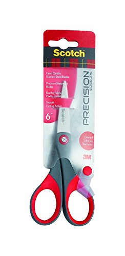 Scotch 6-Inch Precision Scissors – Professional Stainless Steel (Pack of 3)