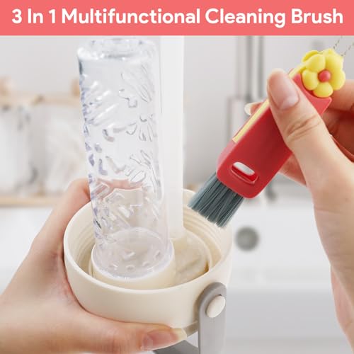 3-in-1 Cup Lid Cleaning Brush Set - Versatile Tool for Tight Spaces