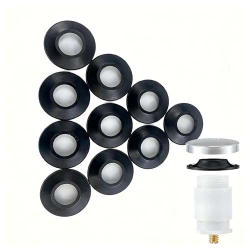 10-Pack Tub Stopper Gaskets for Tip-Toe Bathtub Drains
