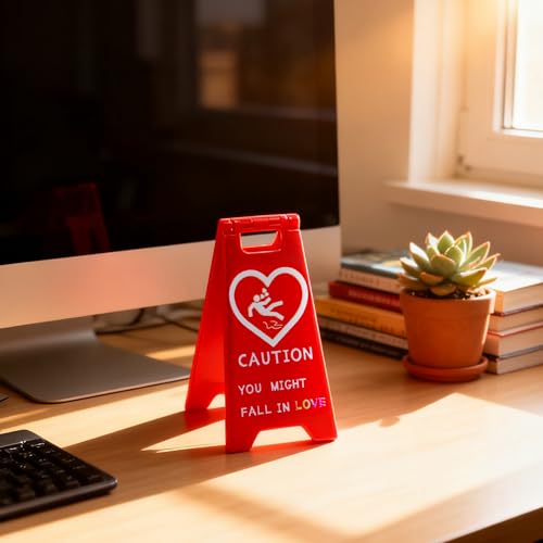 Funny Love Sign - Mini Desk Decor for Couples & Anniversaries