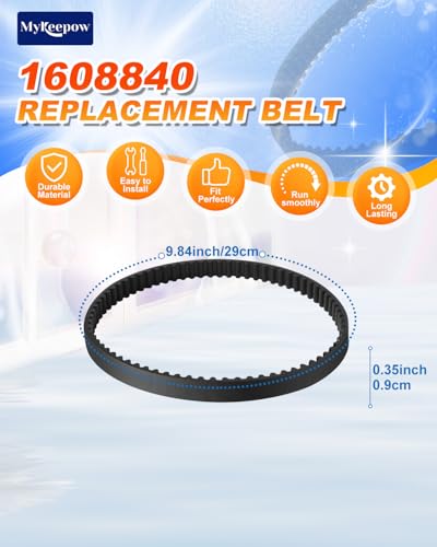 3 Pack Vacuum Belt Compatible with Bissell Pet Hair Eraser Models 1650 Series