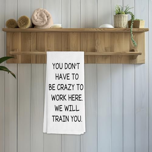 Funny Kitchen Towels Sarcastic Gifts for Coworkers Wenzi 1 - 16x24 Inch