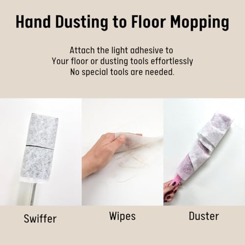 70 Count Disposable Dry Sweeping Cloths for Hardwood and Tile Floors