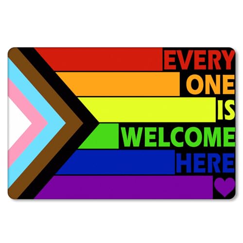 Rainbow Metal Garden Sign - LGBT Pride Decor, 8x12 Inch