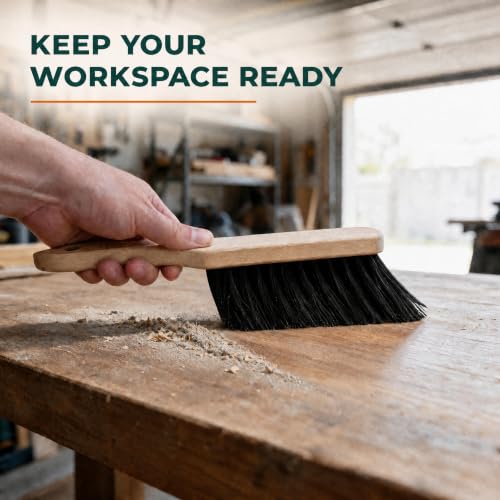 10.4" Hand Broom with Medium-Soft Bristles for Versatile Cleaning
