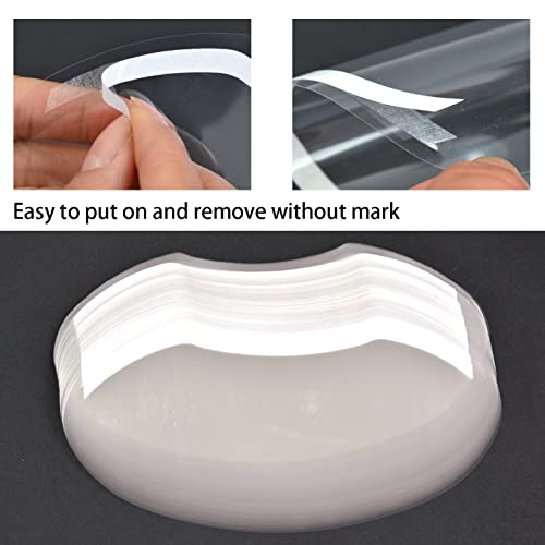 50 Pcs Disposable Shower Face Shields for Haircuts & Eyelash Extensions