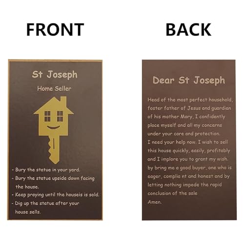 St Joseph Statue Set of 2 for Home Blessing and Protection