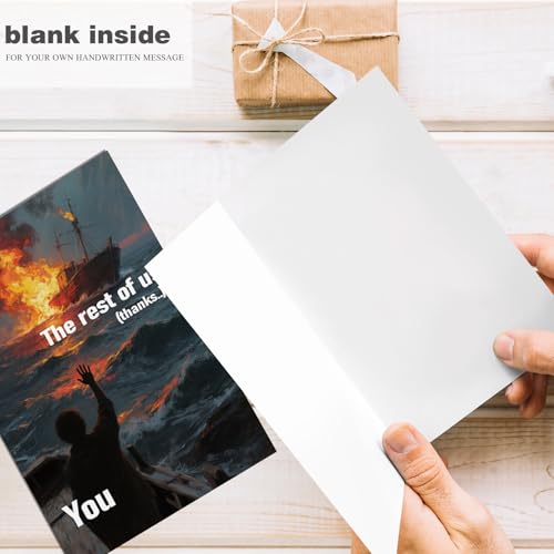 Funny Sinking Ship Farewell Card for Coworkers - Variation 153