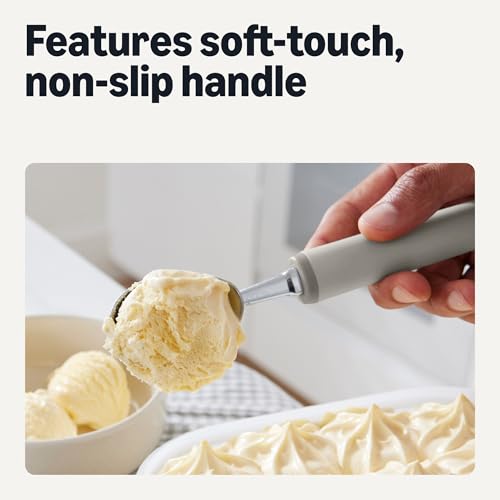 Ice Cream Scoop with Soft Grip Handle - Dishwasher Safe