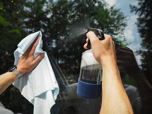Eco-Friendly Glass & Window Cleaner Spray - 16 oz with Just-Add-Water Strips