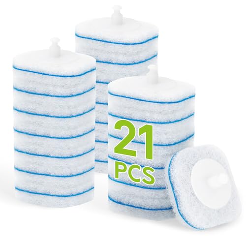 IVYROLL Toilet Bowl Cleaner Wand Refills 7 Pack Compatible with Clorox - Deep Cleaning