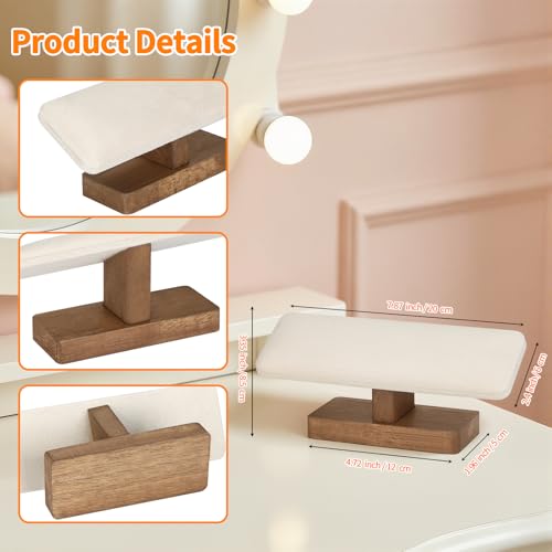 KUKUVR Wooden Jewelry Display Stand - T-Bar Organizer for Bracelets & Watches