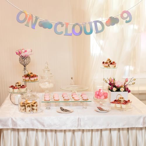 Holographic On Cloud 9 Birthday Decorations for Girls