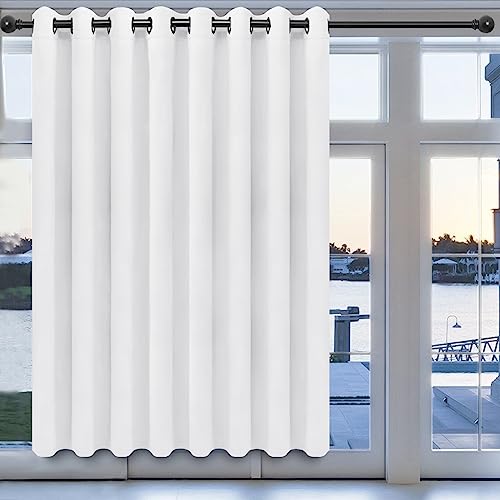 Easy-Going White Thermal Grommet Curtain Panel 100x84 in - Pack of 1