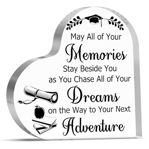Inspirational Graduation Acrylic Sign - Funny Gift for Him/Her