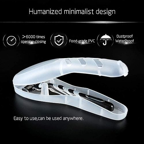 Transparent Portable Travel Razor Case Plastic Shaver Protector Holder