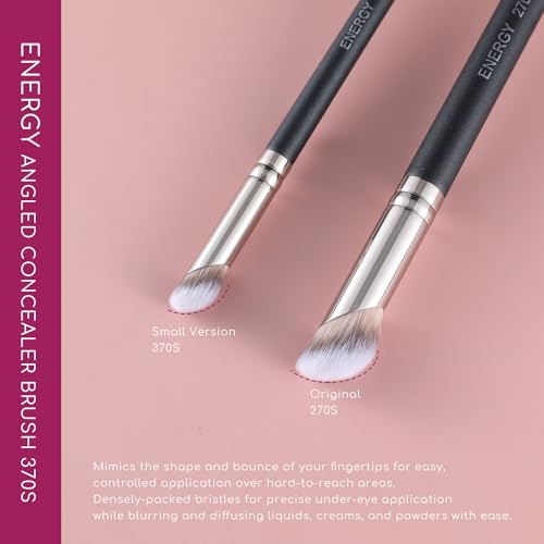 ENERGY Angled Under Eye Concealer Brush - Dense Vegan Makeup Brush