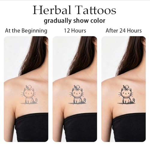 Boldink Minimalist Semi-Permanent Temporary Tattoo for Hand and Finger