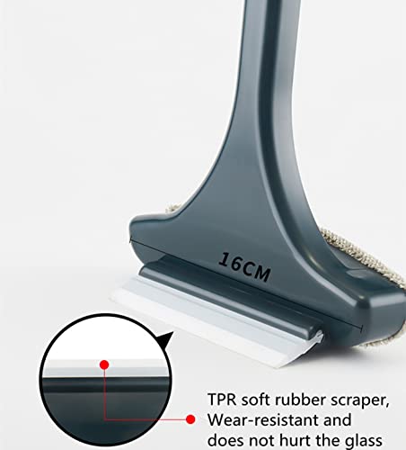 2 in 1 Green-Yellow Window Cleaning Brush - Multifunctional Tool