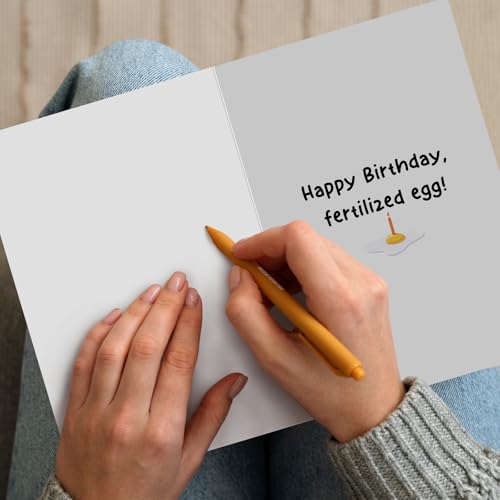 Funny Rude Birthday Card for Men & Women - Dark Humor Greeting