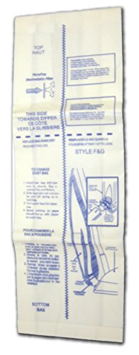 EnviroCare Micro Filtration Vacuum Bags for Eureka F&G (3 Pack)