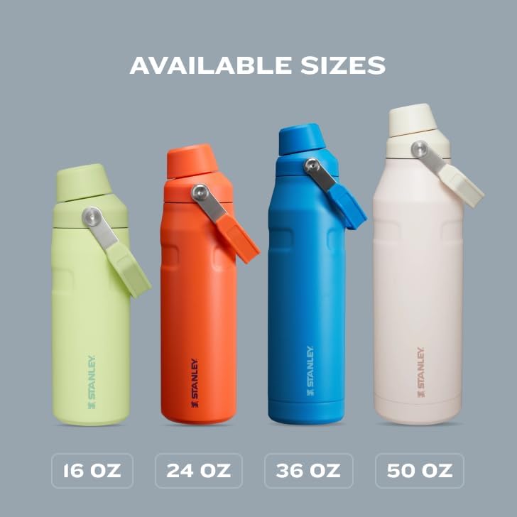 Stanley IceFlow Water Bottle - Fast Flow Angled Spout Lid | Lightweight, Leakproof & Insulated | BPA-Free