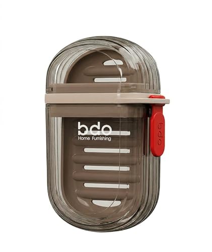 Rhino Roam Portable Travel Soap Dish with Drainage and Airtight Seal