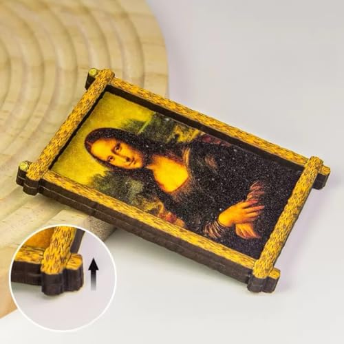 Mona Lisa Decorative Art Magnet – Strong Magnetic Hold for Home & Office