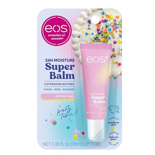 eos 24H Moisture Super Balm Lip Mask - Birthday Cake 0.35 fl oz