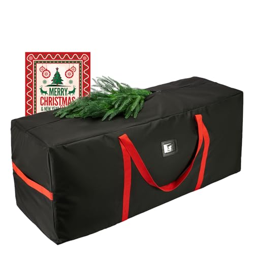 Heavy-Duty Christmas Tree Storage Bag 7.5ft Waterproof Organizer with Handles