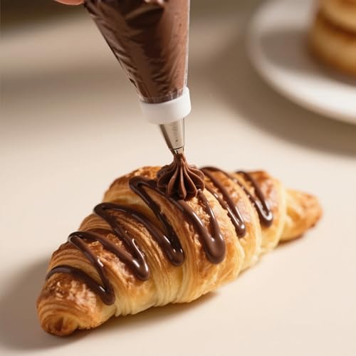HOMIOVE Extra Large 24-Inch Disposable Piping Bags - 50 Pack Heavy-Duty Cake Decorating Bags