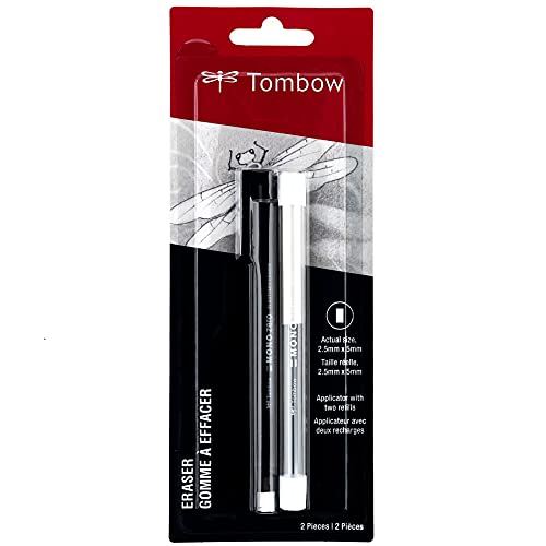 Tombow Mono Zero Eraser Value Pack - Round & Rectangle Tips
