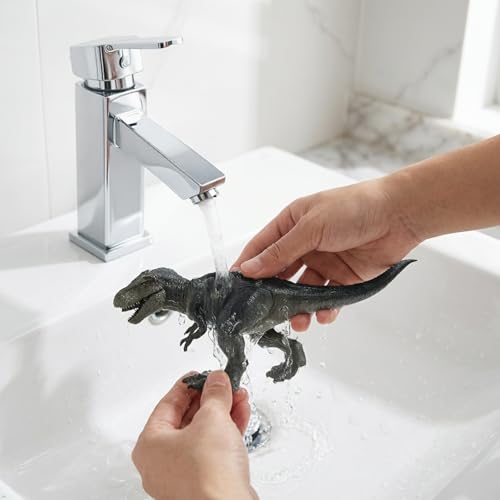 Tyrannosaurus Toothbrush Holder - Fun Green Dinosaur Bathroom Organizer
